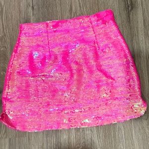 superdown sequin skirt